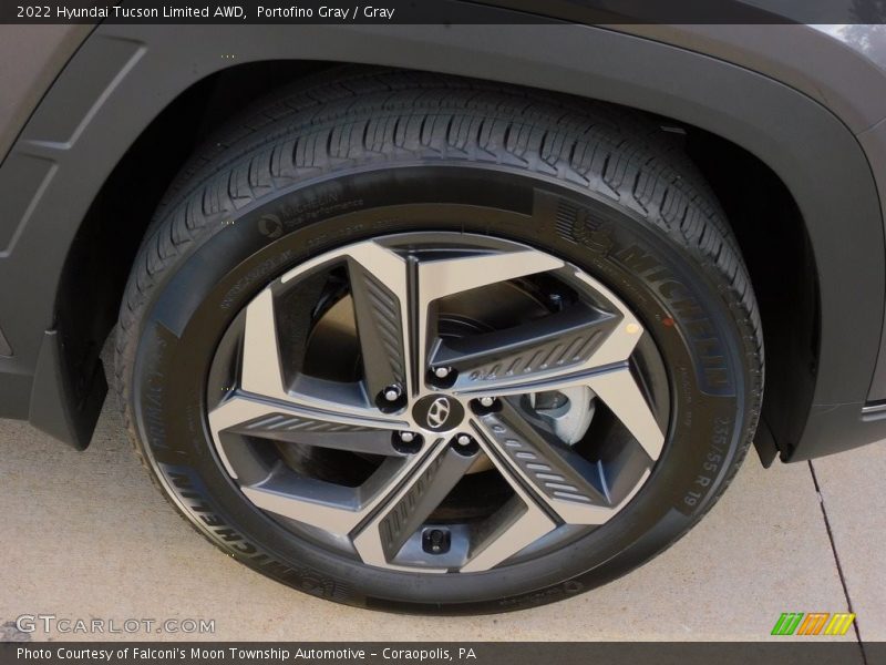 Portofino Gray / Gray 2022 Hyundai Tucson Limited AWD