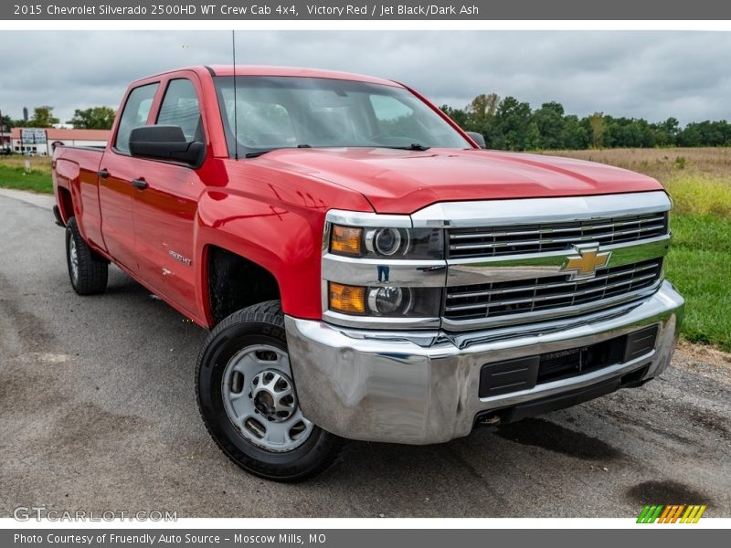 Victory Red / Jet Black/Dark Ash 2015 Chevrolet Silverado 2500HD WT Crew Cab 4x4