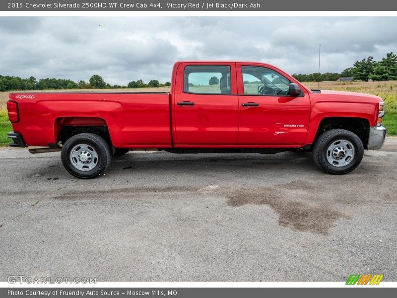 Victory Red / Jet Black/Dark Ash 2015 Chevrolet Silverado 2500HD WT Crew Cab 4x4