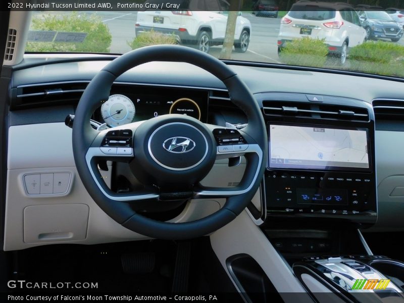 Portofino Gray / Gray 2022 Hyundai Tucson Limited AWD