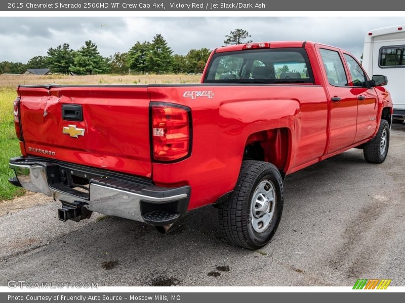 Victory Red / Jet Black/Dark Ash 2015 Chevrolet Silverado 2500HD WT Crew Cab 4x4