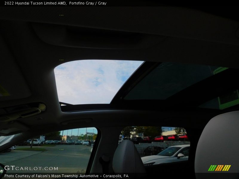 Portofino Gray / Gray 2022 Hyundai Tucson Limited AWD
