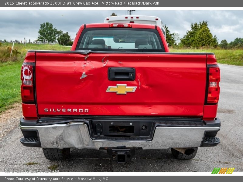 Victory Red / Jet Black/Dark Ash 2015 Chevrolet Silverado 2500HD WT Crew Cab 4x4