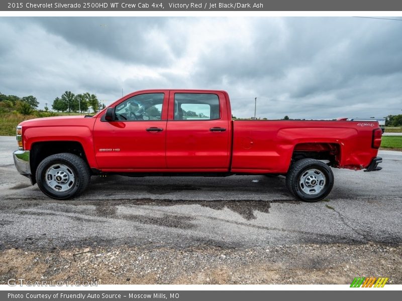 Victory Red / Jet Black/Dark Ash 2015 Chevrolet Silverado 2500HD WT Crew Cab 4x4
