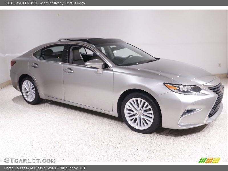 Atomic Silver / Stratus Gray 2018 Lexus ES 350