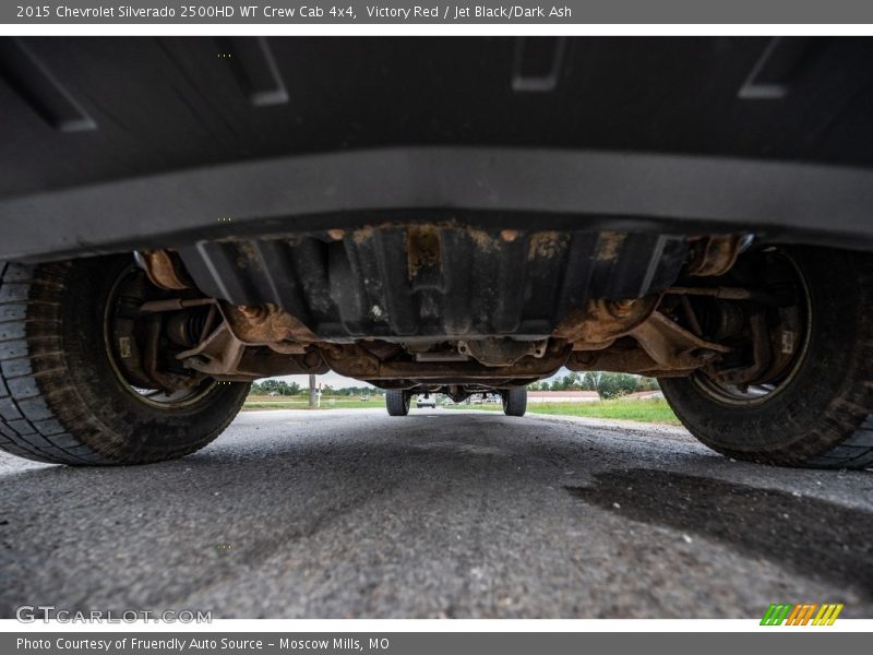 Victory Red / Jet Black/Dark Ash 2015 Chevrolet Silverado 2500HD WT Crew Cab 4x4