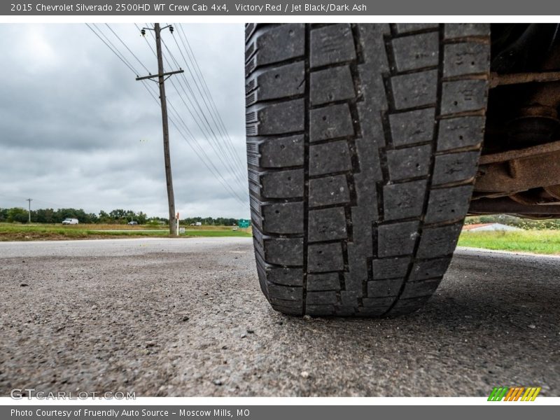 Victory Red / Jet Black/Dark Ash 2015 Chevrolet Silverado 2500HD WT Crew Cab 4x4