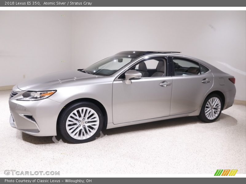 Atomic Silver / Stratus Gray 2018 Lexus ES 350