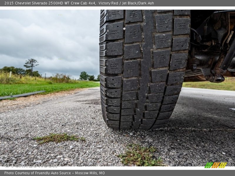 Victory Red / Jet Black/Dark Ash 2015 Chevrolet Silverado 2500HD WT Crew Cab 4x4