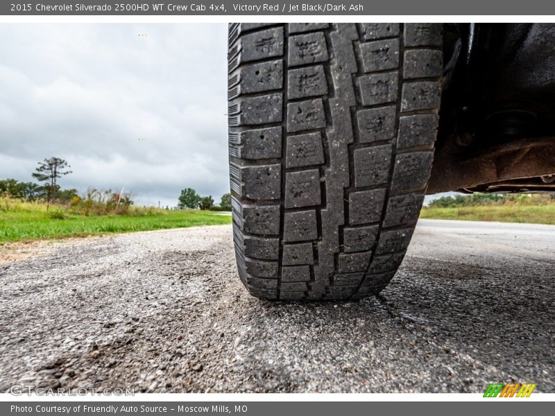 Victory Red / Jet Black/Dark Ash 2015 Chevrolet Silverado 2500HD WT Crew Cab 4x4