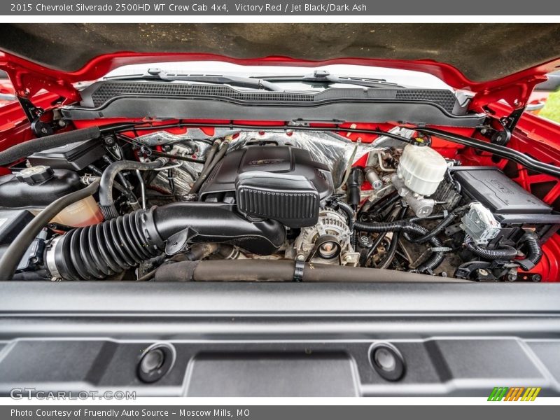 Victory Red / Jet Black/Dark Ash 2015 Chevrolet Silverado 2500HD WT Crew Cab 4x4