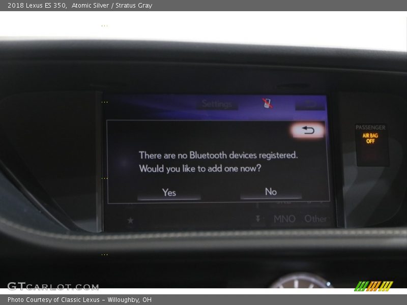 Atomic Silver / Stratus Gray 2018 Lexus ES 350
