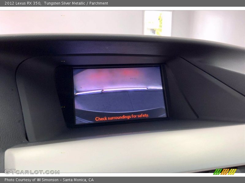 Tungsten Silver Metallic / Parchment 2012 Lexus RX 350