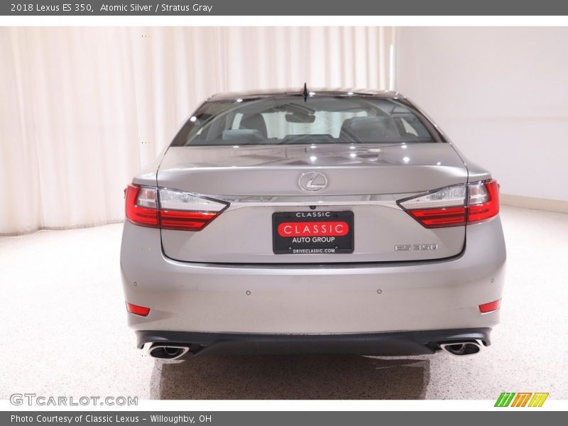 Atomic Silver / Stratus Gray 2018 Lexus ES 350