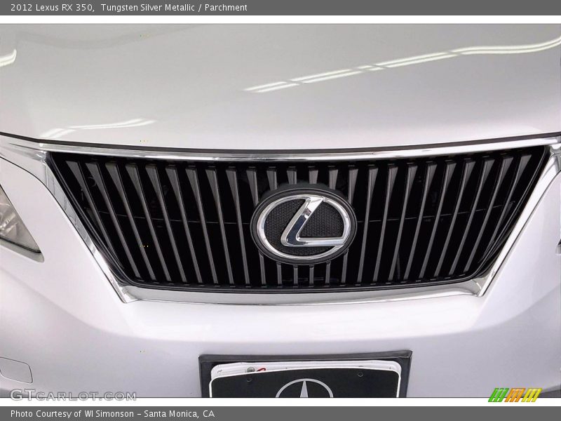 Tungsten Silver Metallic / Parchment 2012 Lexus RX 350