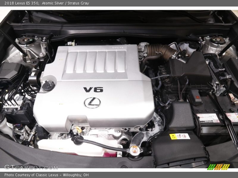 Atomic Silver / Stratus Gray 2018 Lexus ES 350