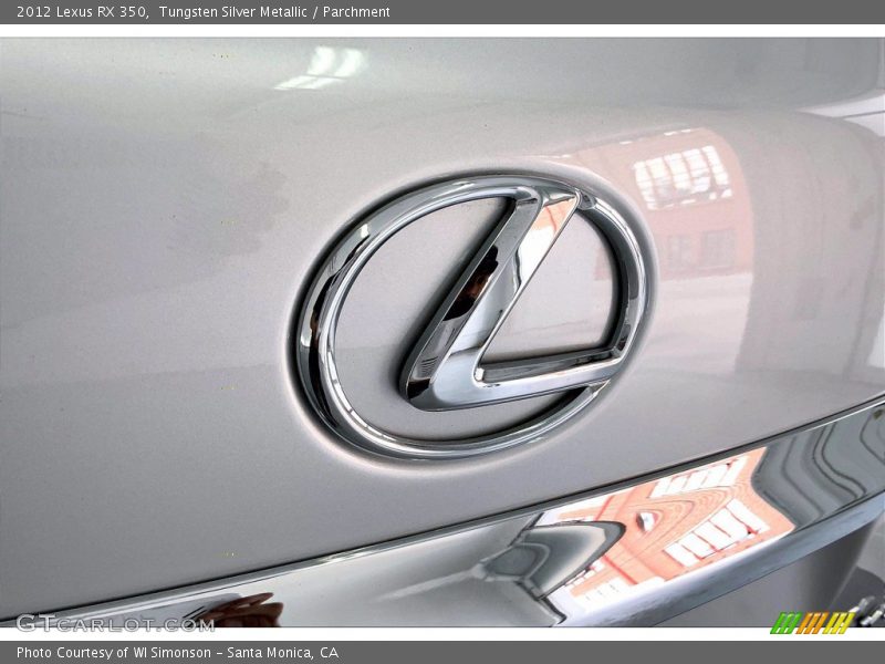 Tungsten Silver Metallic / Parchment 2012 Lexus RX 350