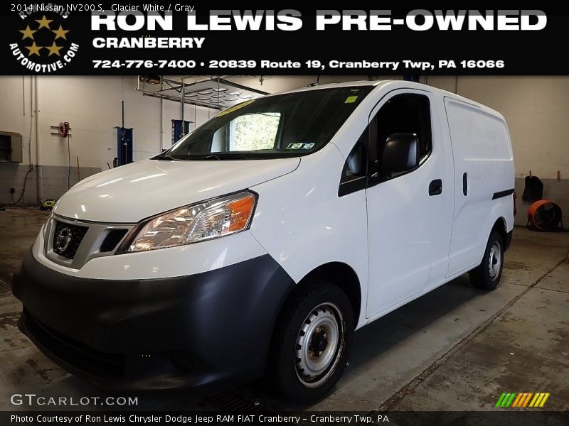 Glacier White / Gray 2014 Nissan NV200 S
