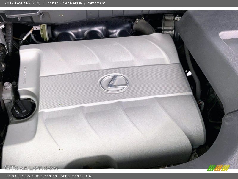 Tungsten Silver Metallic / Parchment 2012 Lexus RX 350