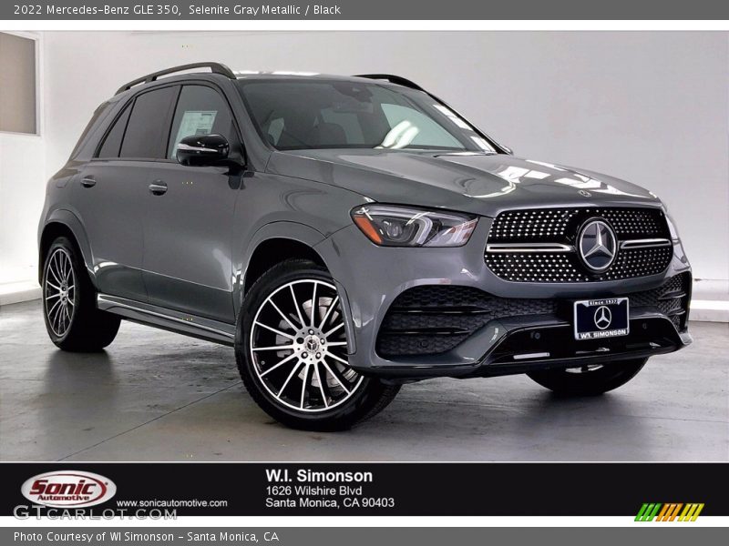 Selenite Gray Metallic / Black 2022 Mercedes-Benz GLE 350