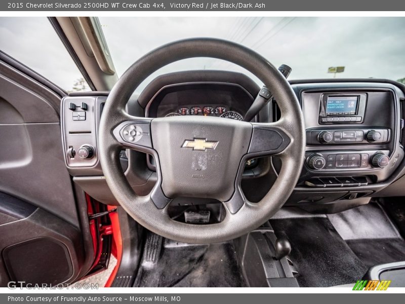 Victory Red / Jet Black/Dark Ash 2015 Chevrolet Silverado 2500HD WT Crew Cab 4x4
