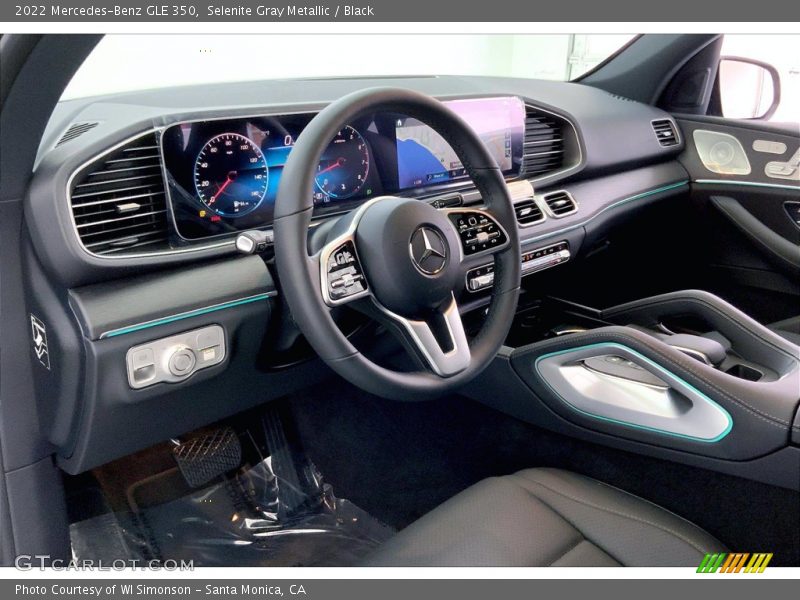 Selenite Gray Metallic / Black 2022 Mercedes-Benz GLE 350