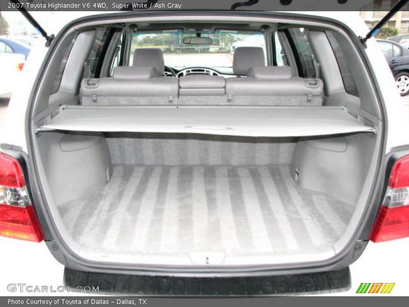 Super White / Ash Gray 2007 Toyota Highlander V6 4WD