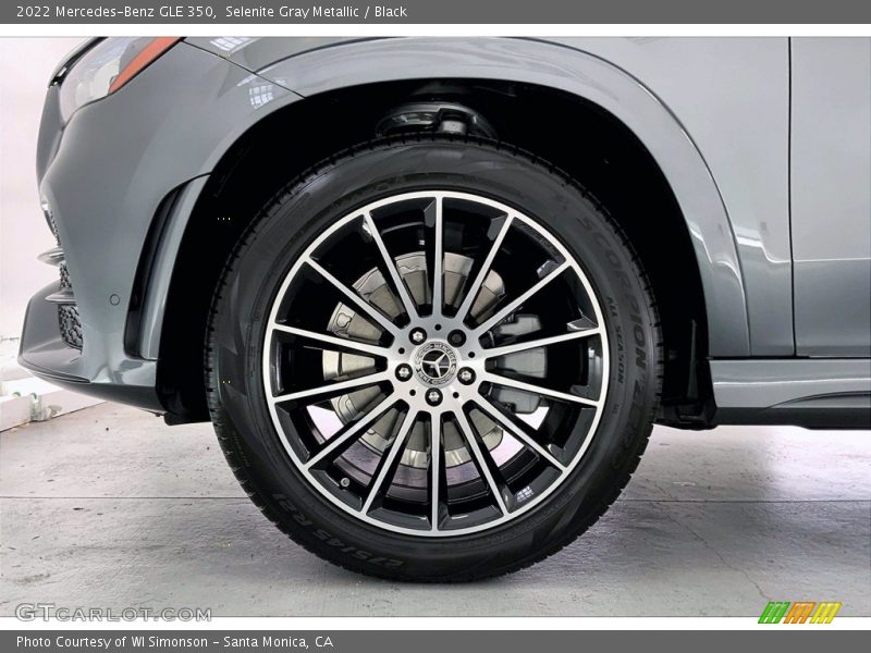 Selenite Gray Metallic / Black 2022 Mercedes-Benz GLE 350