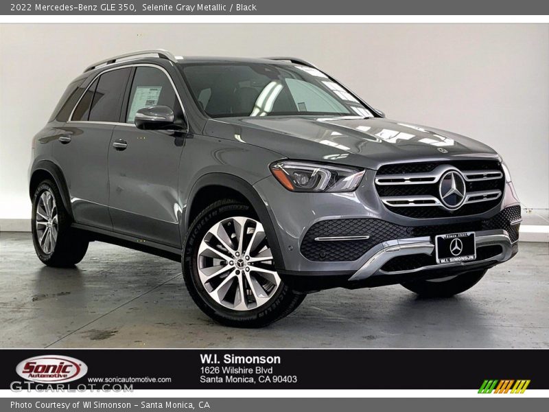 Selenite Gray Metallic / Black 2022 Mercedes-Benz GLE 350