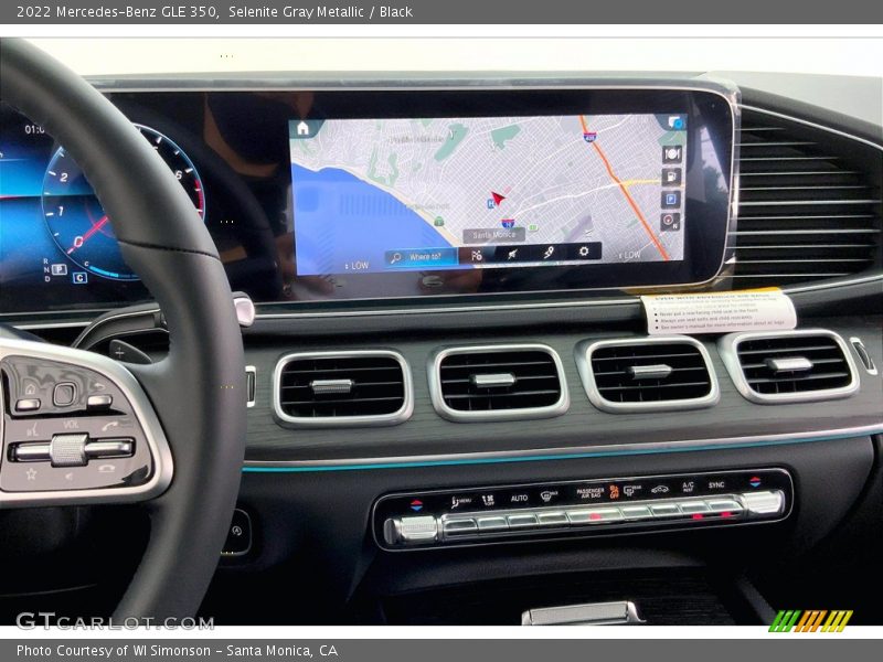 Navigation of 2022 GLE 350