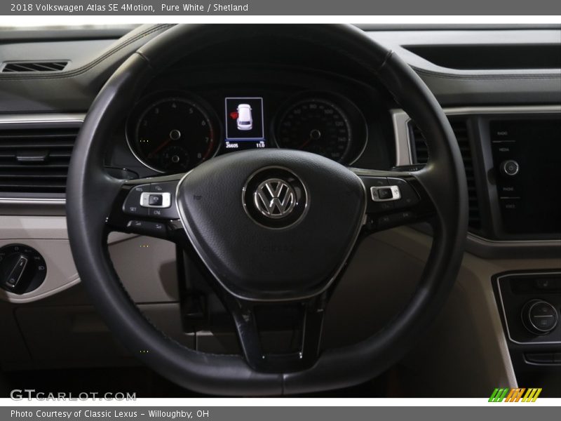 Pure White / Shetland 2018 Volkswagen Atlas SE 4Motion