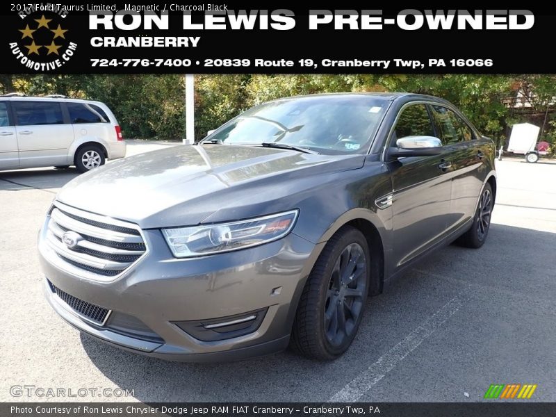 Magnetic / Charcoal Black 2017 Ford Taurus Limited