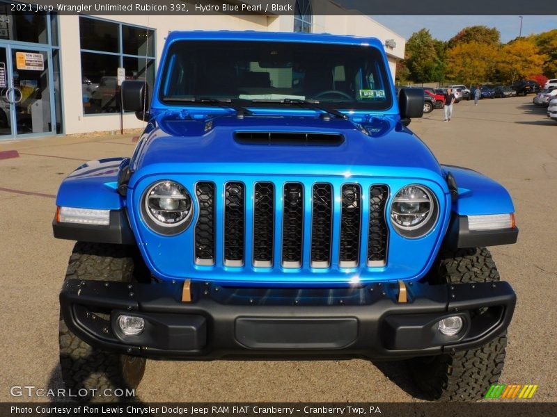 Hydro Blue Pearl / Black 2021 Jeep Wrangler Unlimited Rubicon 392