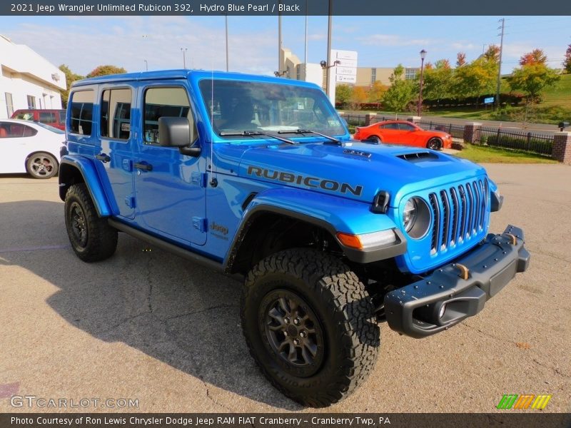 Front 3/4 View of 2021 Wrangler Unlimited Rubicon 392