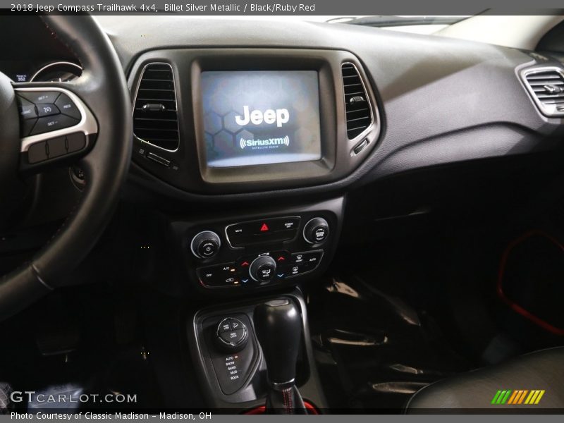 Billet Silver Metallic / Black/Ruby Red 2018 Jeep Compass Trailhawk 4x4