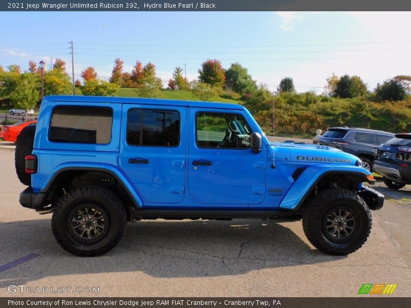 Hydro Blue Pearl / Black 2021 Jeep Wrangler Unlimited Rubicon 392