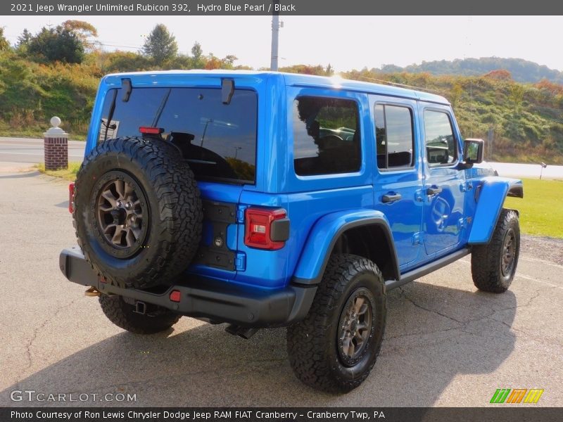 Hydro Blue Pearl / Black 2021 Jeep Wrangler Unlimited Rubicon 392