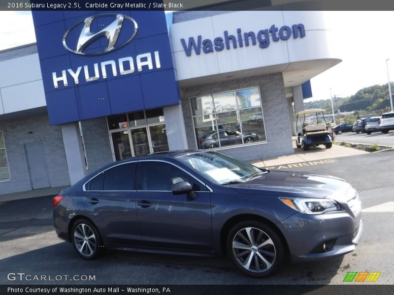 Carbide Gray Metallic / Slate Black 2016 Subaru Legacy 2.5i