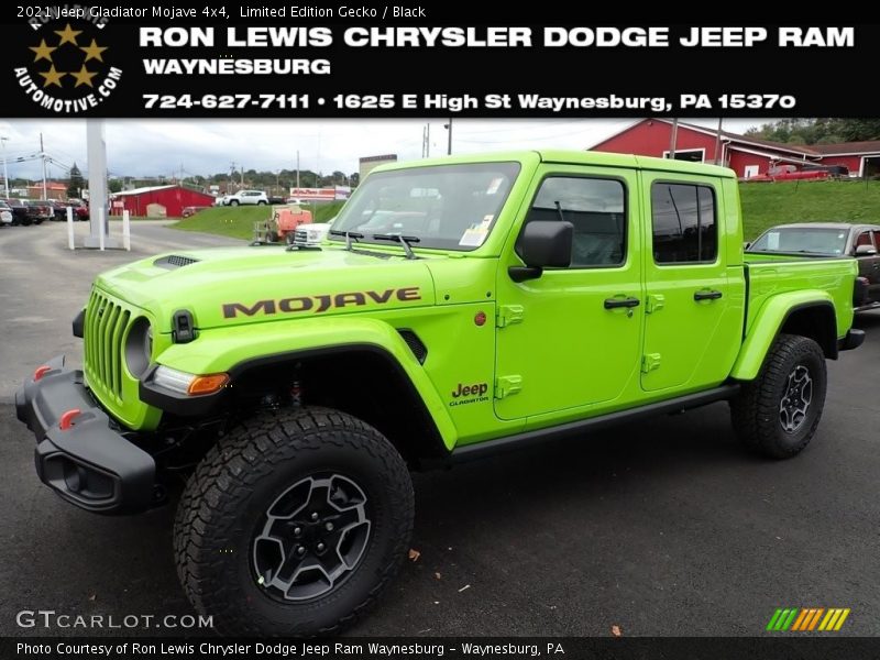 Limited Edition Gecko / Black 2021 Jeep Gladiator Mojave 4x4