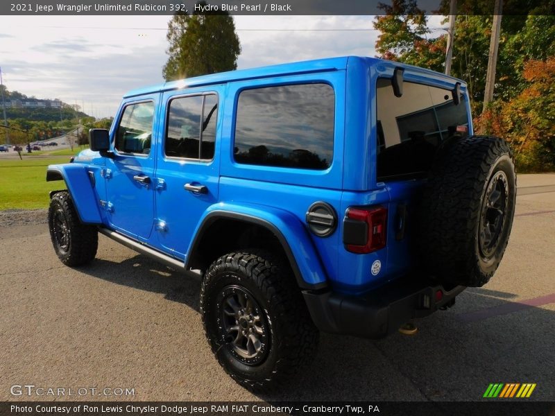 Hydro Blue Pearl / Black 2021 Jeep Wrangler Unlimited Rubicon 392