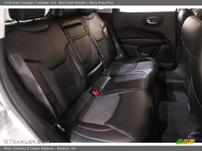 Billet Silver Metallic / Black/Ruby Red 2018 Jeep Compass Trailhawk 4x4