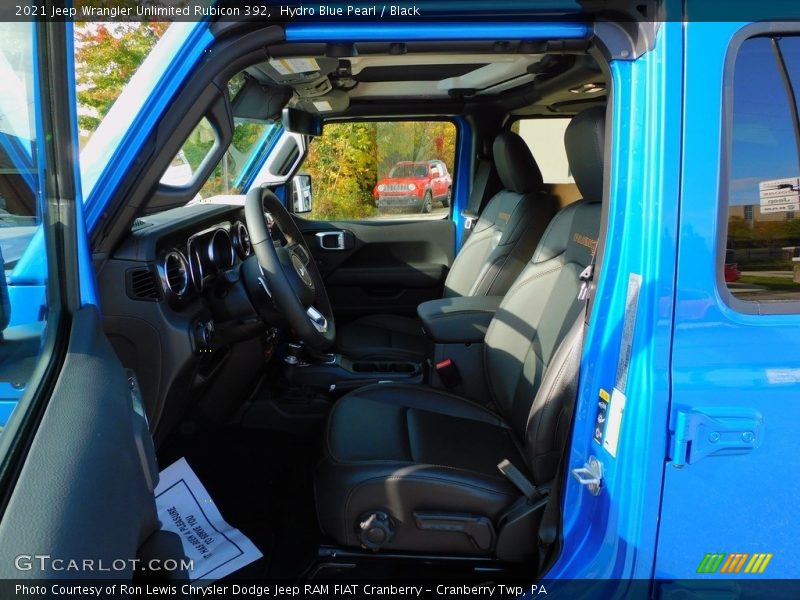 Front Seat of 2021 Wrangler Unlimited Rubicon 392