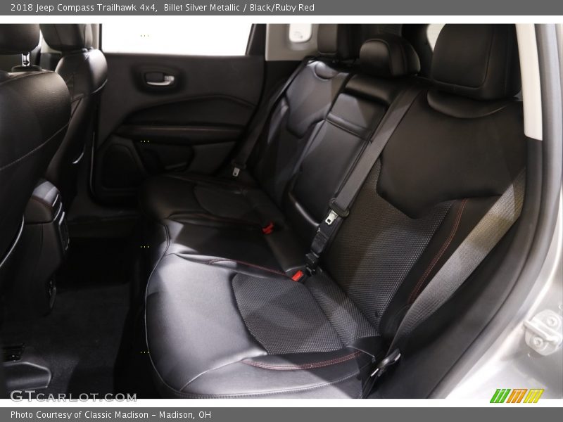 Billet Silver Metallic / Black/Ruby Red 2018 Jeep Compass Trailhawk 4x4