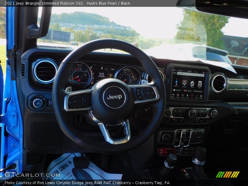 Hydro Blue Pearl / Black 2021 Jeep Wrangler Unlimited Rubicon 392