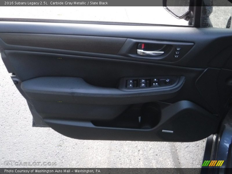 Carbide Gray Metallic / Slate Black 2016 Subaru Legacy 2.5i