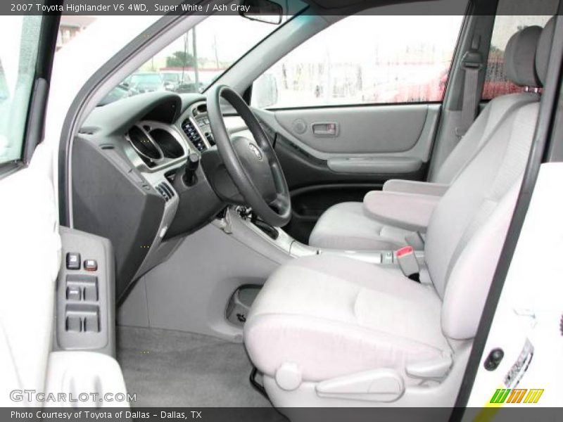 Super White / Ash Gray 2007 Toyota Highlander V6 4WD