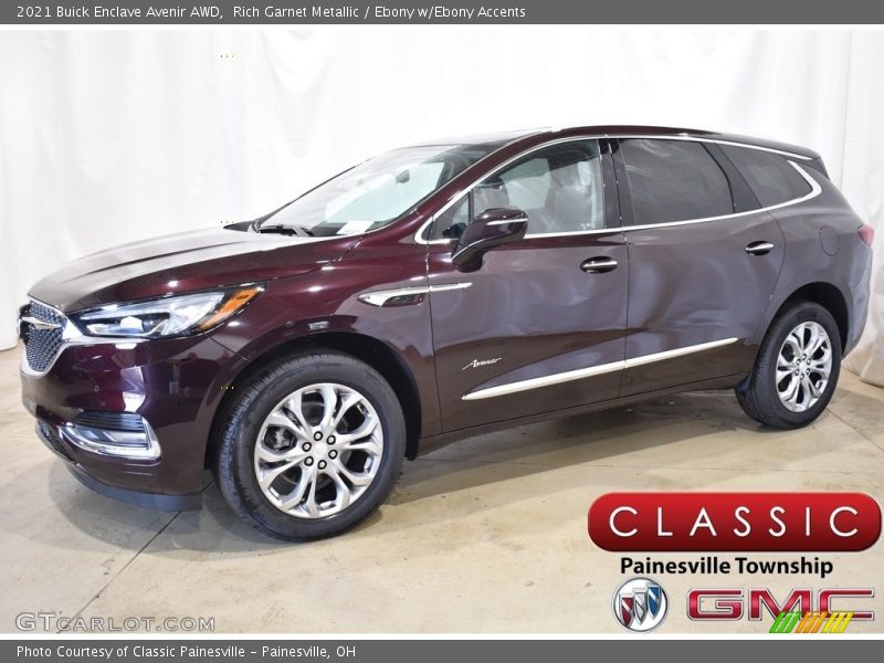 Rich Garnet Metallic / Ebony w/Ebony Accents 2021 Buick Enclave Avenir AWD
