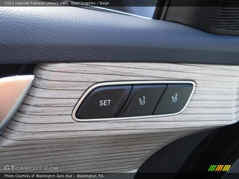 Steel Graphite / Beige 2021 Hyundai Palisade Limited AWD