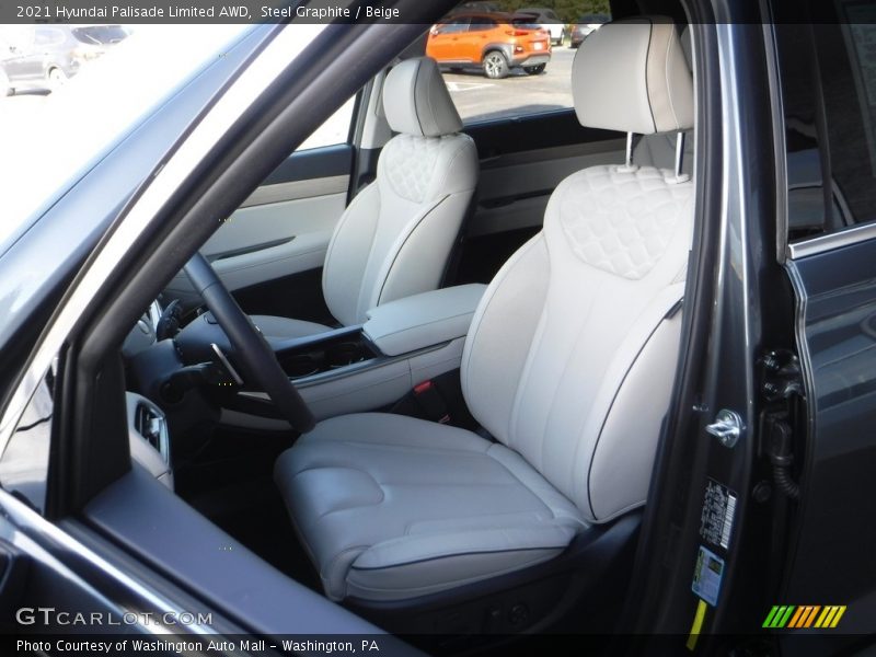 Steel Graphite / Beige 2021 Hyundai Palisade Limited AWD