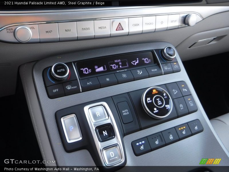 Steel Graphite / Beige 2021 Hyundai Palisade Limited AWD